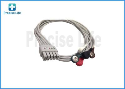 China Mindray 0010-30-42906 12 Lead ECG Cable , ECG Limb Wires 0.6m Snap for sale