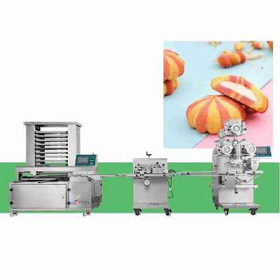 China Two Color Cookie Encrusting Machine Biscuit Making Machine For Small Business for sale