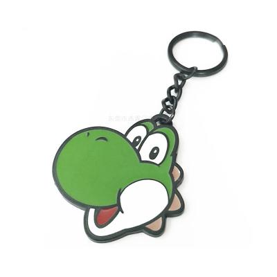 China Personalized Keychains For Kids Gifts Nickel Free Cartoon Dinosaur for sale