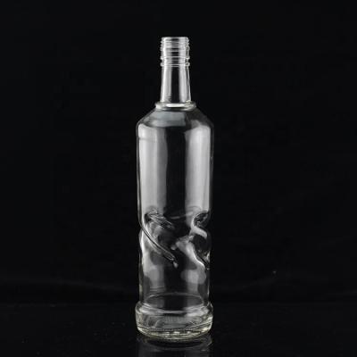 China Special Design Screw Cap Glass Bottle for Fancy Tequila in Industrial for sale
