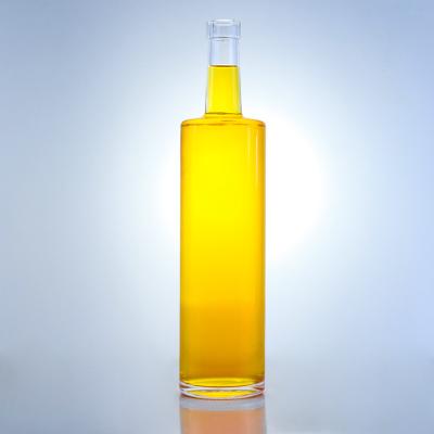 China 750ml High Flint Glass Bottle for Champagne Gin Rum Brandy Tequila Whisky Liquor T-Cork for sale