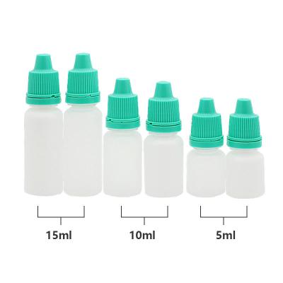 China Medical Laboratory Dropper Bottle Applicator Eye Drops Squeeze Bottle 5ml 10ml 15ml for sale