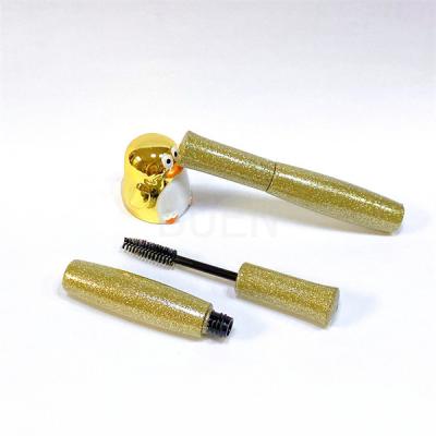 China Tubos de revestimento UV 10ml da varinha do rímel do tubo do rímel do ouro do silicone à venda