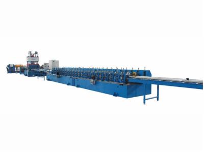 China Good Quality PLC Control Rack Channel Roll Forming Machine With High-grade 45# Steel Roller for sale