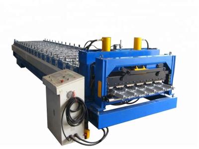 China Double Layer roof metal roll forming machine metal roof roll forming machine for sale