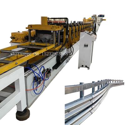 China Roll former for road barrier system/highway safety guardrail protect panel machine for sale