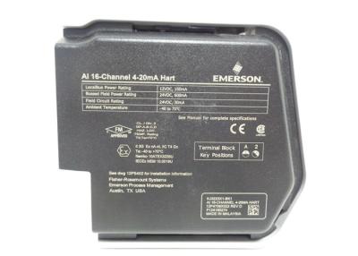 China Emerson DeltaV Analog Input Card 16 Channel KJ3223X1-BK1 12P4706X022 HART SE4003S2B6 for sale
