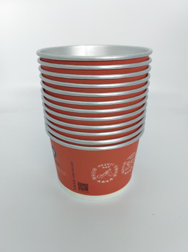 1300ML Disposable Aluminum Coated Bowls Aluminum Foil Paper Bowl