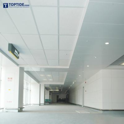China Fireproof  Metal Ceiling Tiles Hook on Ceiling System for sale