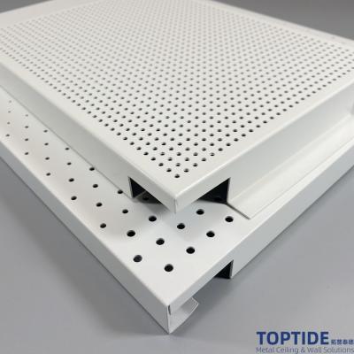 China Materiales de cubierta decorativos de aluminio de la pared techo del panel de techo del modelo al azar de la perforación en venta