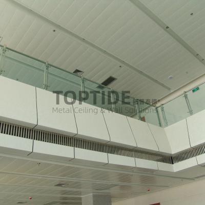 China Windproof Suspended S Shape Metal False Aluminium Noise Reduction Ceiling for sale