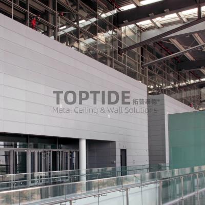 China material de aluminio de mármol del panal del revestimiento del grueso de 1.5m m de la fachada decorativa externa del edificio en venta