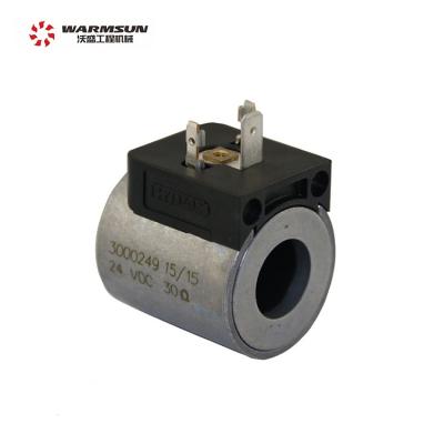 China ISO A249900001495 Solenoid Valve Coil 24vdc For Excavator for sale