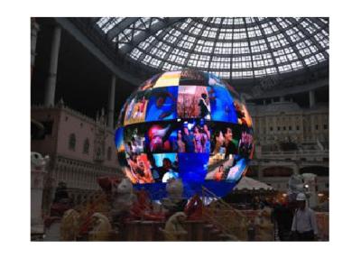 China Creative SMD LED Ball Screen Display RGB Full Color Dustproof for sale