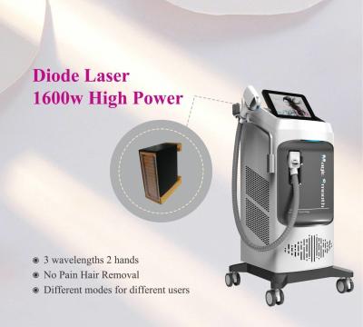 China Laser Beam Machine 808nm/808+755+1064nm with Wind+water+TEC Cooling System for sale