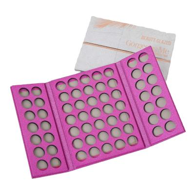China Caja de embalaje de maquillaje cosmético vacía caja de paleta de sombras de ojos reciclable en venta