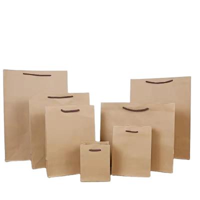 China brown craft Promotional Paper Bags Zipper Top for Shoes clothing for sale