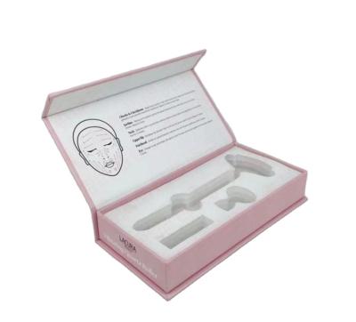 China Recyclable Cosmetics Gift Boxes Folding , Magnetic Flap Cardboard Box With EVA Foam for sale
