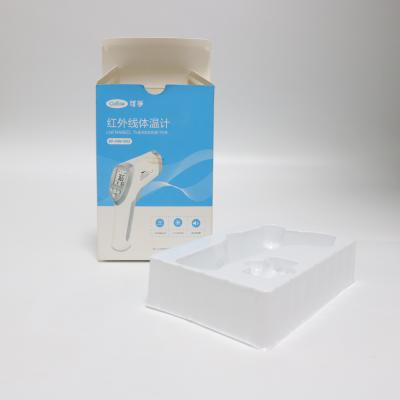 China Simple Electronics Packaging Box With Hot Stamp Foil Surface Finish For Protection en venta