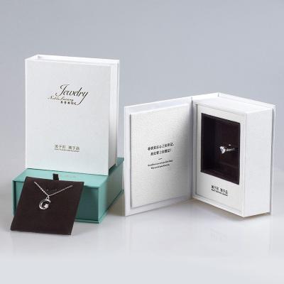 China Glossy Lamination Rigid Packaging Box For Jewelry With Magnetic Closure à venda