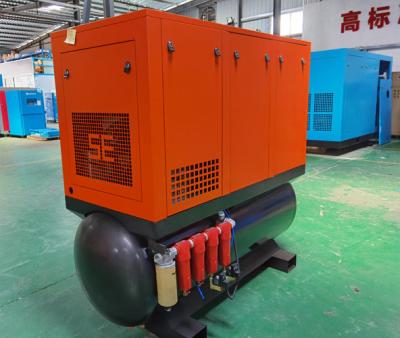 China 4 In 1 VSD Industrial Rotary 20 Hp Air Compressor With Dryer Air Tank for sale