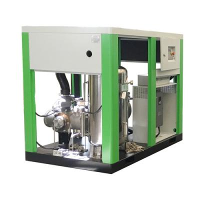 China High Efficiency Oil Free Rotary Screw Compressor PM VSD Water Cooling for sale