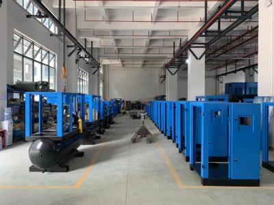 China Oil Lubricated Silent Screw Compressor PM 100 Hp Rotary Screw Air Compressor 7bar for sale