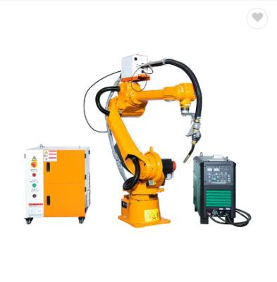 China Robotic Arm Welder Machine Automatic 6 Axis Laser Industrial Robotic With Positioner for sale