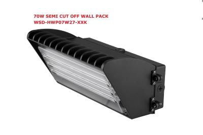 China Luz 5000K del paquete de la pared del atajo LED del inventario 70W de los E.E.U.U. semi 4995 CA 120-277 V //WSD-HWP45W27 de la UL DLC 4,2 de los lúmenes en venta
