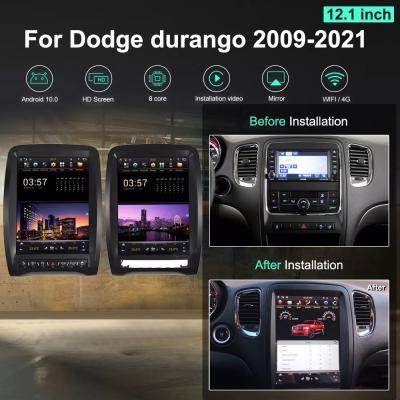 China Tesla Style Vertical Screen Dodge Android Radio Multimedia Player for sale
