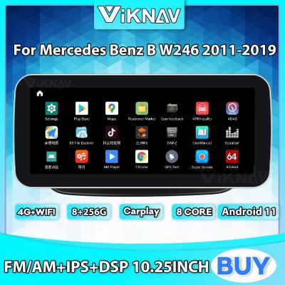 China 10.25inch Android 11 Car Radio For Mercedes Benz B W246 2011 To 2019 for sale