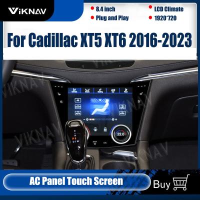 China AC Panel Display For Cadillac XT5 XT6 2016-2023 Newest LCD Touch Screen LCD Air Condition Control Stereo Climate Board for sale