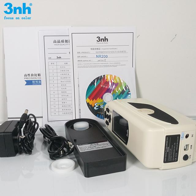 Accuracy precise colorimeter with 8mm measuring aperture for PVC plate NR200 Silk
