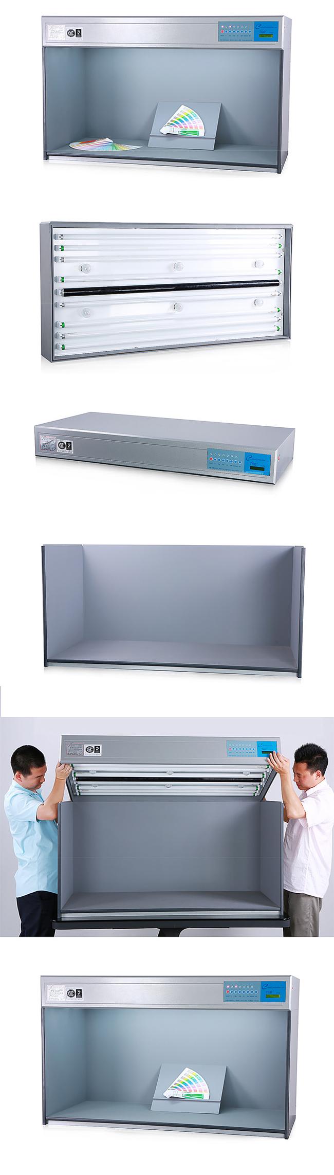 Silk Large size 120cm Color light box Color assessment cabinet with D65*2/TL84*2/U35*2/UV*1/F*4 (110V) Model P120