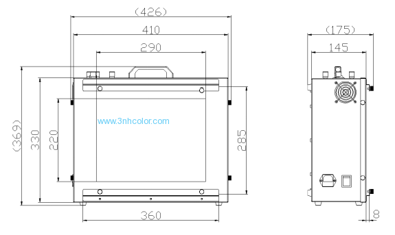 Silk T259000 high illumination/adjustable coloring temperature transmission light box