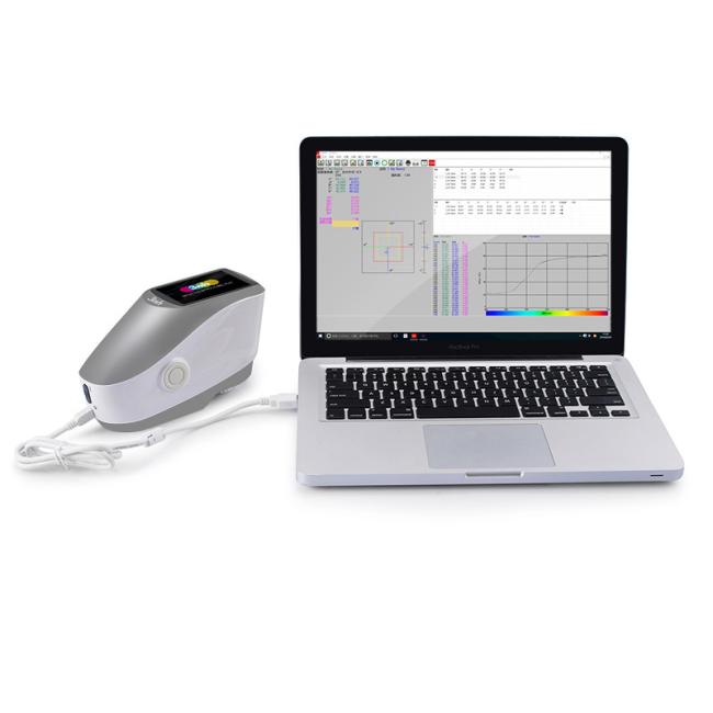 Silk YS4580 plus spectrophotometer textile colorimeter with large aperture for textile fabric cloths