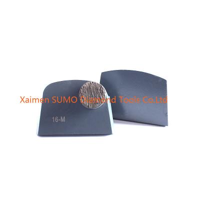 China Single Round Seg Concrete Sanding Block 25*12mm Segment Diamond Grinding Disc for sale