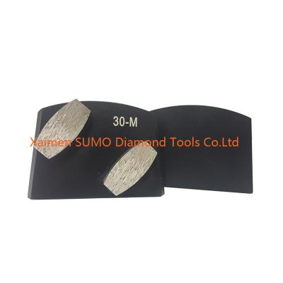China Metal Bond  Lavina Diamond Tooling Oval Shape Segments Cement Grinding Disc for sale