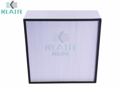 China Eficiência do filtro 99,97 de Klair HEPA, filtros de alta temperatura de Hepa do quadro do metal à venda