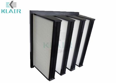 China High Capacity V Bank Hepa Air Filter With Longer Service Life for sale