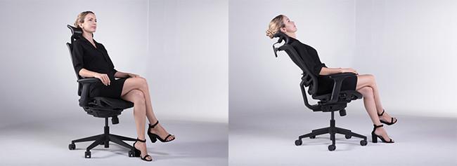 InFlex Red Mesh Ergonomic Chair Home Office Task Chair Computer Mesh Office Chairs 3