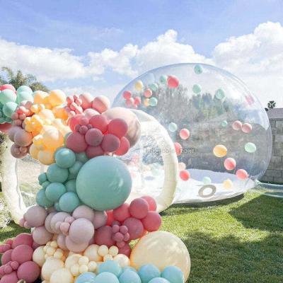China Fun House Clear Inflatable Crystal Igloo Dome Bubble Tent Transparent Kids Inflatable Bubble Balloons House for Party for sale