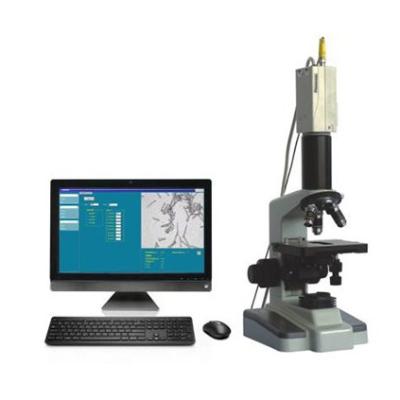 China AC220V 100W 0.1um Textile Testing Equipment , Fiber Inspection Microscope for sale