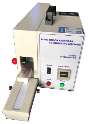 China AATCC Rubbing Fastness Tester Silk/Knitting Textile Testing Machine Counter 9999 for sale