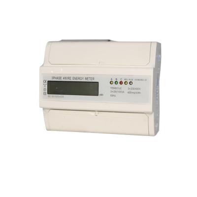 China din rail Type three Phase digital energy meter for sale