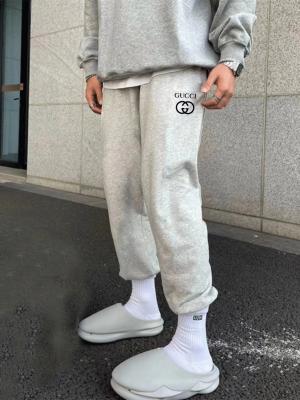 China Wholesale High Quality Men's Sweatpants With Pockets Custom Logo Jogger Sweat Pants For Men for sale