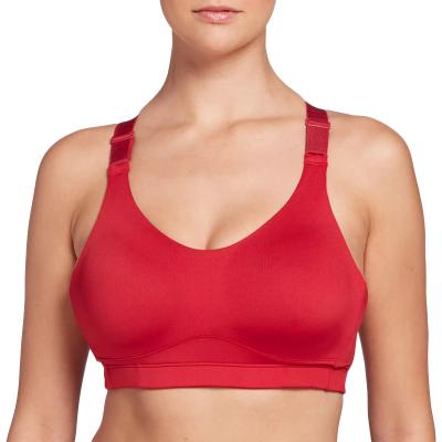 China New Arrival Red Gym Beautiful Sweat-Wicking Cross Yoga Wear Sport Bra For Ladies for sale