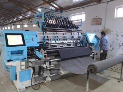 China High Speed Computer Quilting Machine Head Moved Multi Needle Quilting Machine for sale