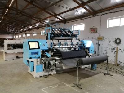China 2 Needle Rows Multi Needle Quilting Making Machine 2.4M Quilting Width for sale