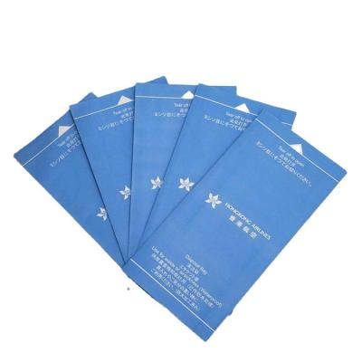 China Heat sealing Kraft Paper Travel Air Sickness Bag for SOS Medical for sale
